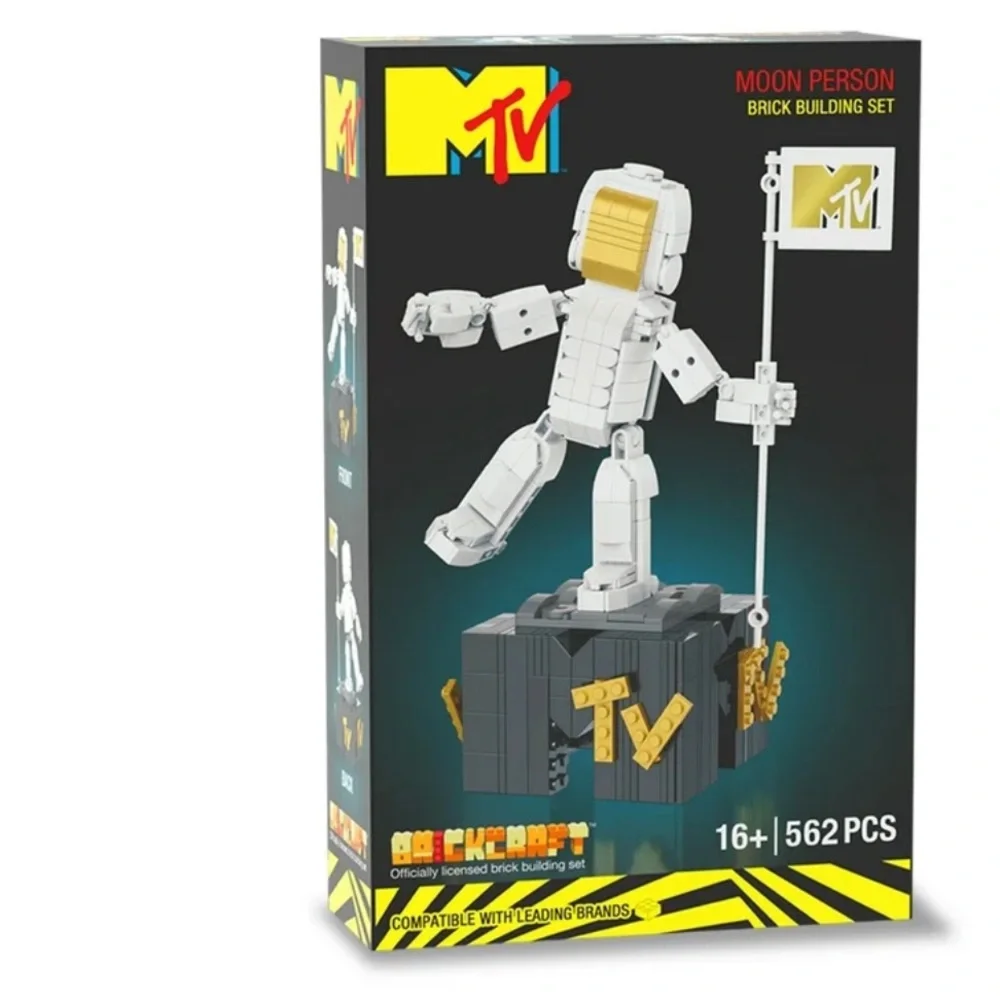 NWT MTV Moon Person Building Set